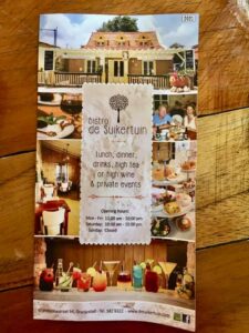 Flyer - Restaurant Suikertuin